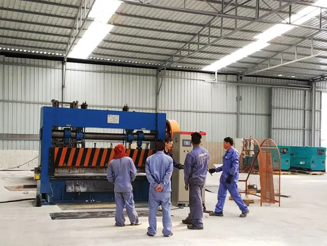 Install the Expanded mesh machine in Qatar