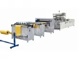 Large air filter folding machine