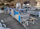 Large air filter folding machine