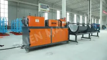 Wire straightening and cutting machine