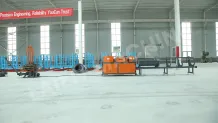 Wire straightening and cutting machine