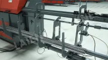 Wire straightening and cutting machine