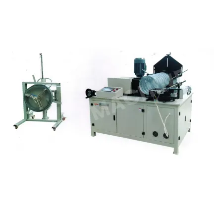 Large air filter folding machine